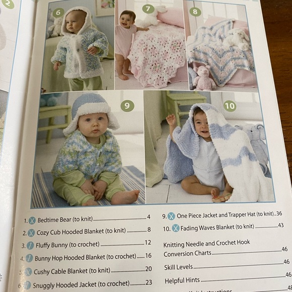 Bernat knit and crochet pattern book - Picture 4 of 4